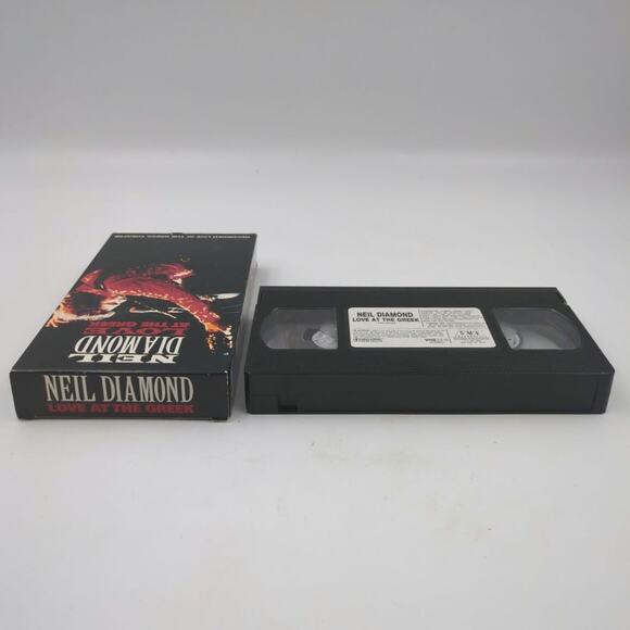 Neil Diamond LOVE AT THE GREEK VHS 1976 Concert Remastered 1992 Music Video - Picture 3 of 3
